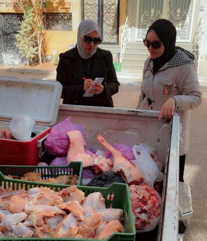 حملات بيطرية علي المجازر ومحلات بيض لحوم الدواجن