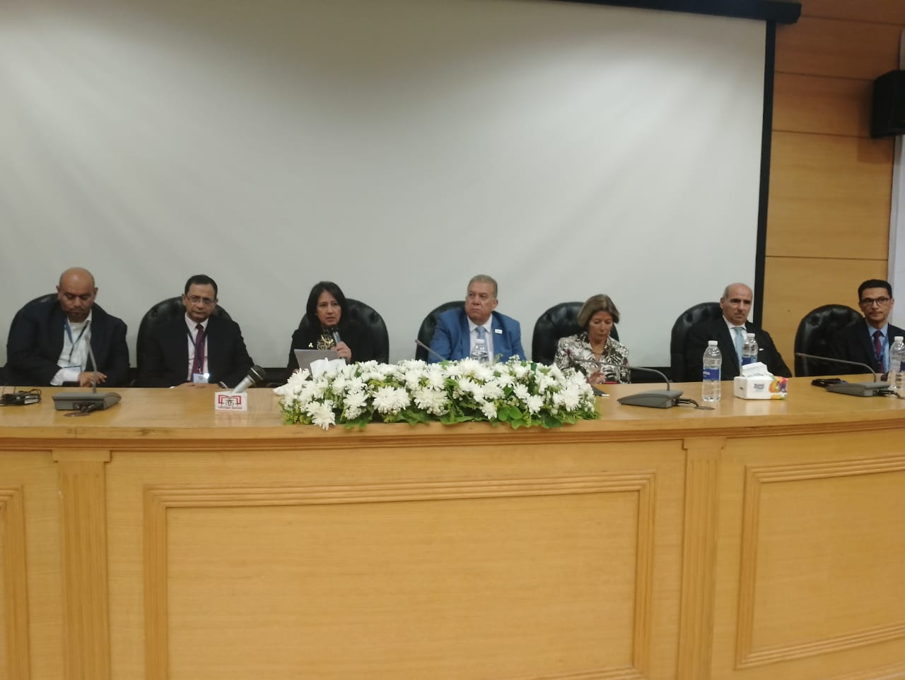 د شيرين عاصم وكيل مركز البحوث الزراعية تت{اس جلسات مؤتمر الإبتكار وريادة الأعمال