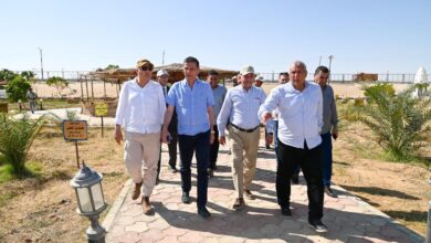 وزيرا الري والزراعة يتفقدان مشروعات المياه الجوفية