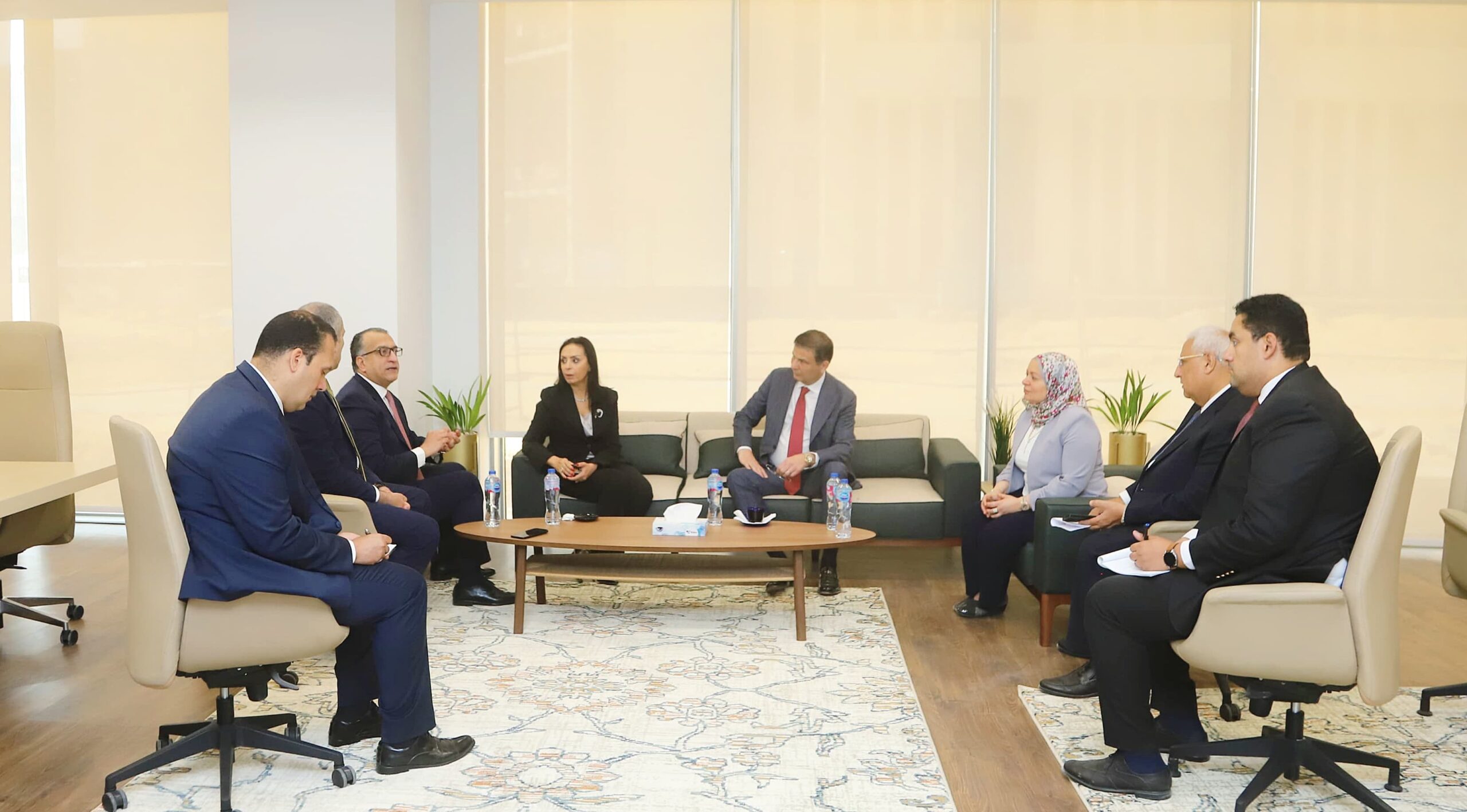 وزيرا التضامن الاجتماعي والزراعة يتفقدان مقر البنك الزراعي المصري بالعاصمة الإدارية الجديدة