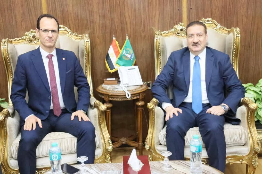 محافظ المنوفية يلتقي د حسام راشد رئيس الإدارة المركزية لحماية الأراضي