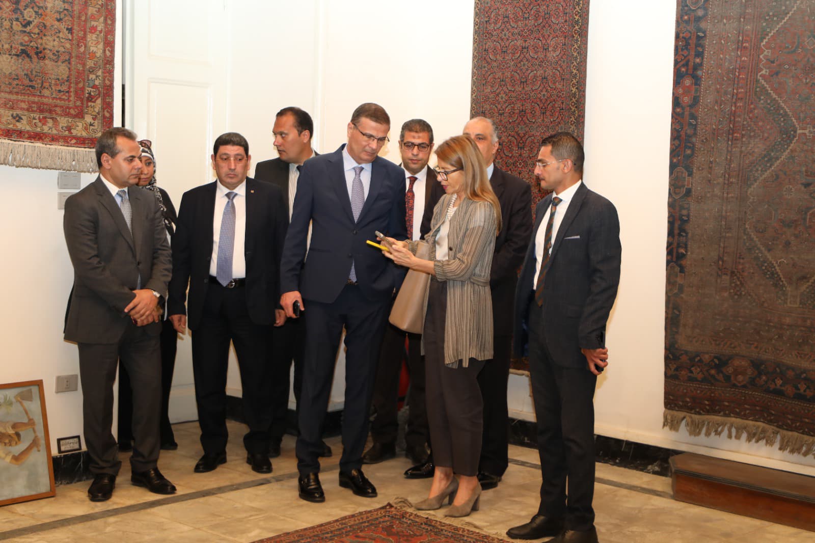 جولة وزير الزراعة ووفد منظمة اليونسكو في المتحف الزراعي