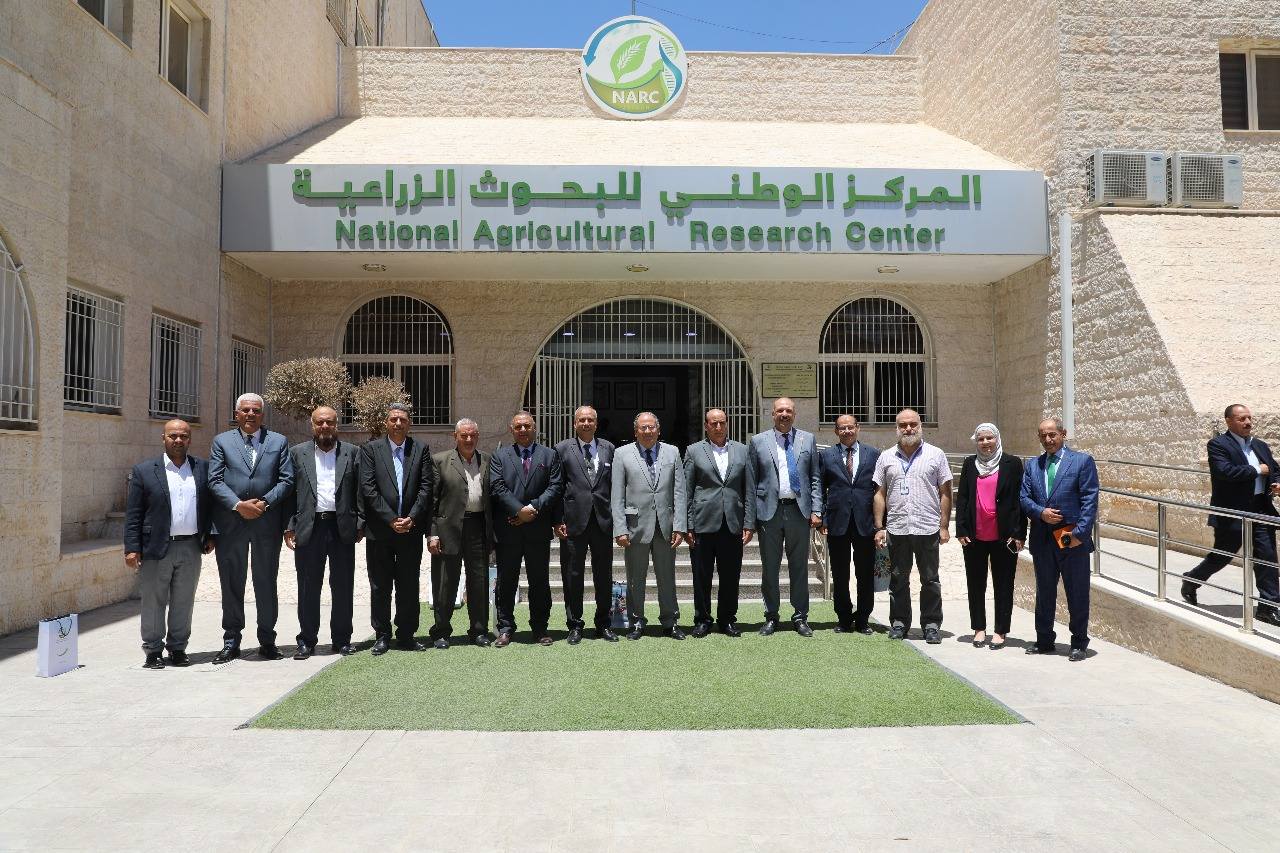 زيارة الوفد المصري لمركز البحوث الزراعية في الأردن