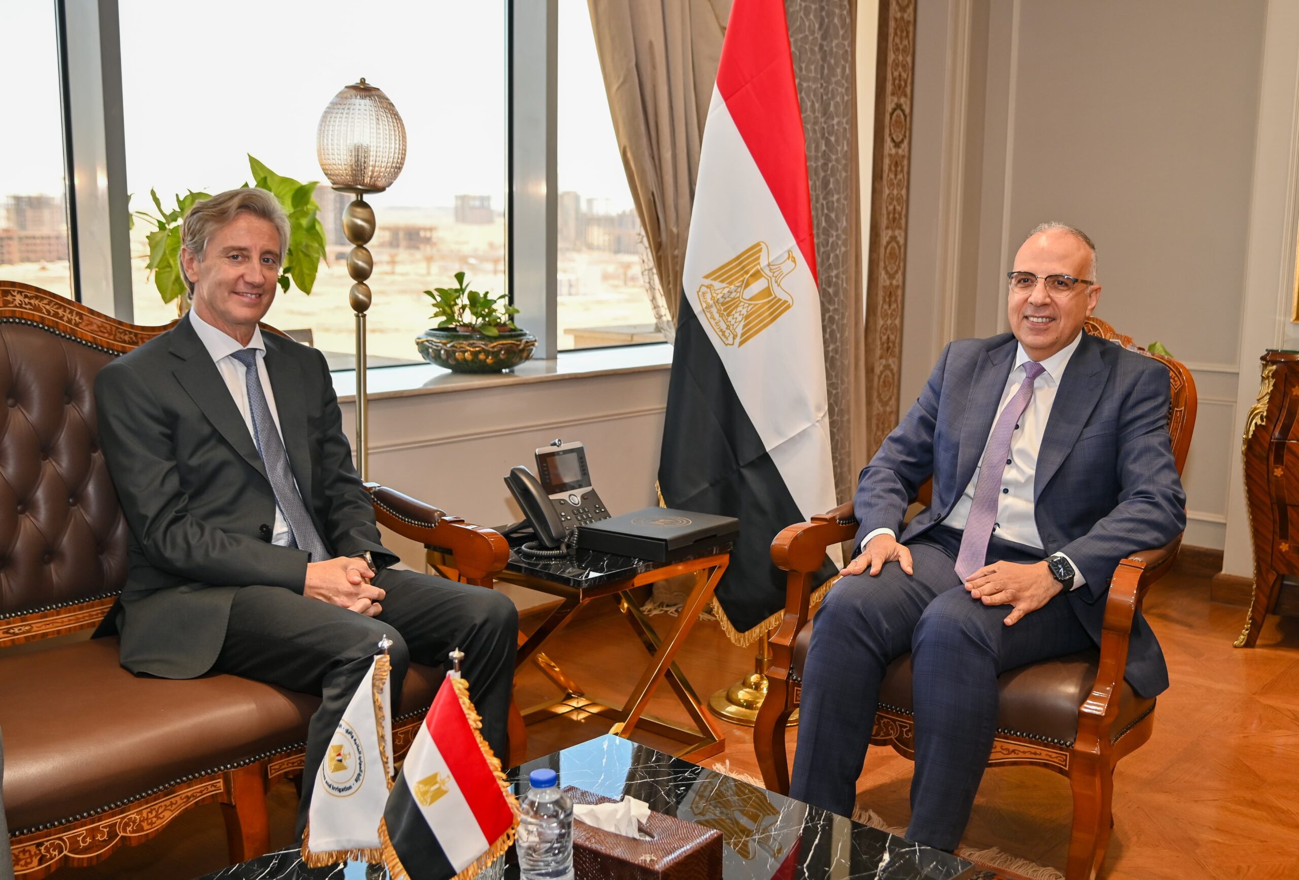 وزير الري يلتقي الممثل الإنمائي للأمم المتحدة