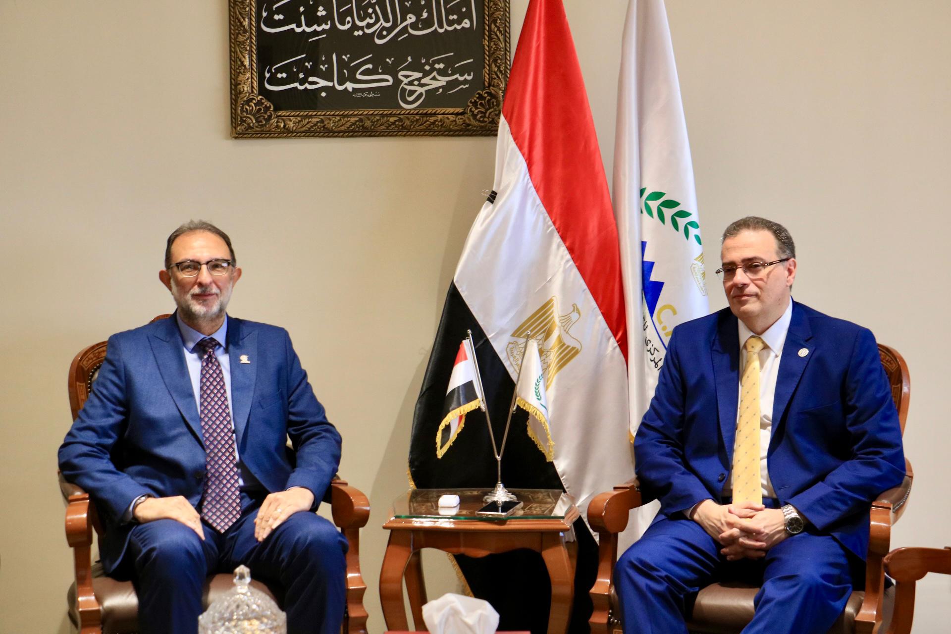 رئيس سلامة الغذاء يلتقي رئيس جهاز التنظيم والإدارة