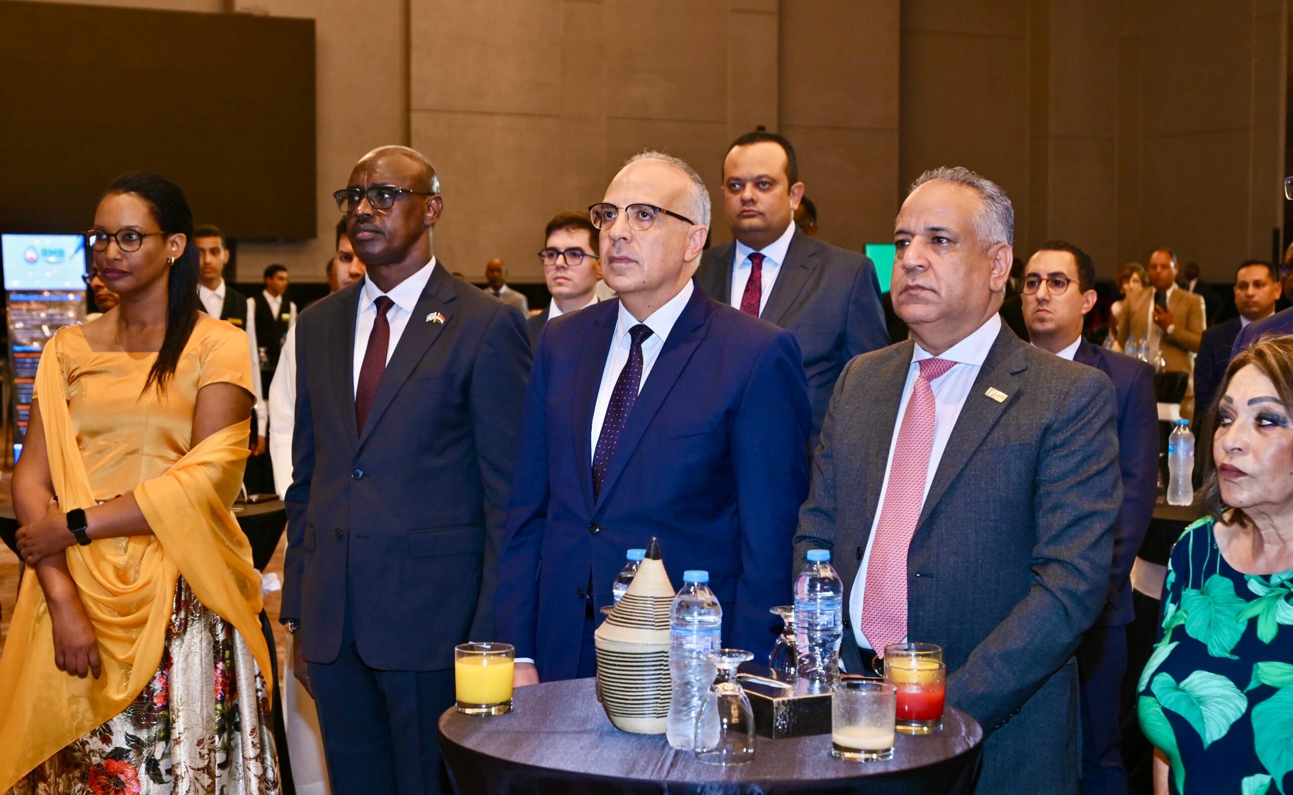 وزير الري في إحتفالية العيد القومي لدولة رواندا