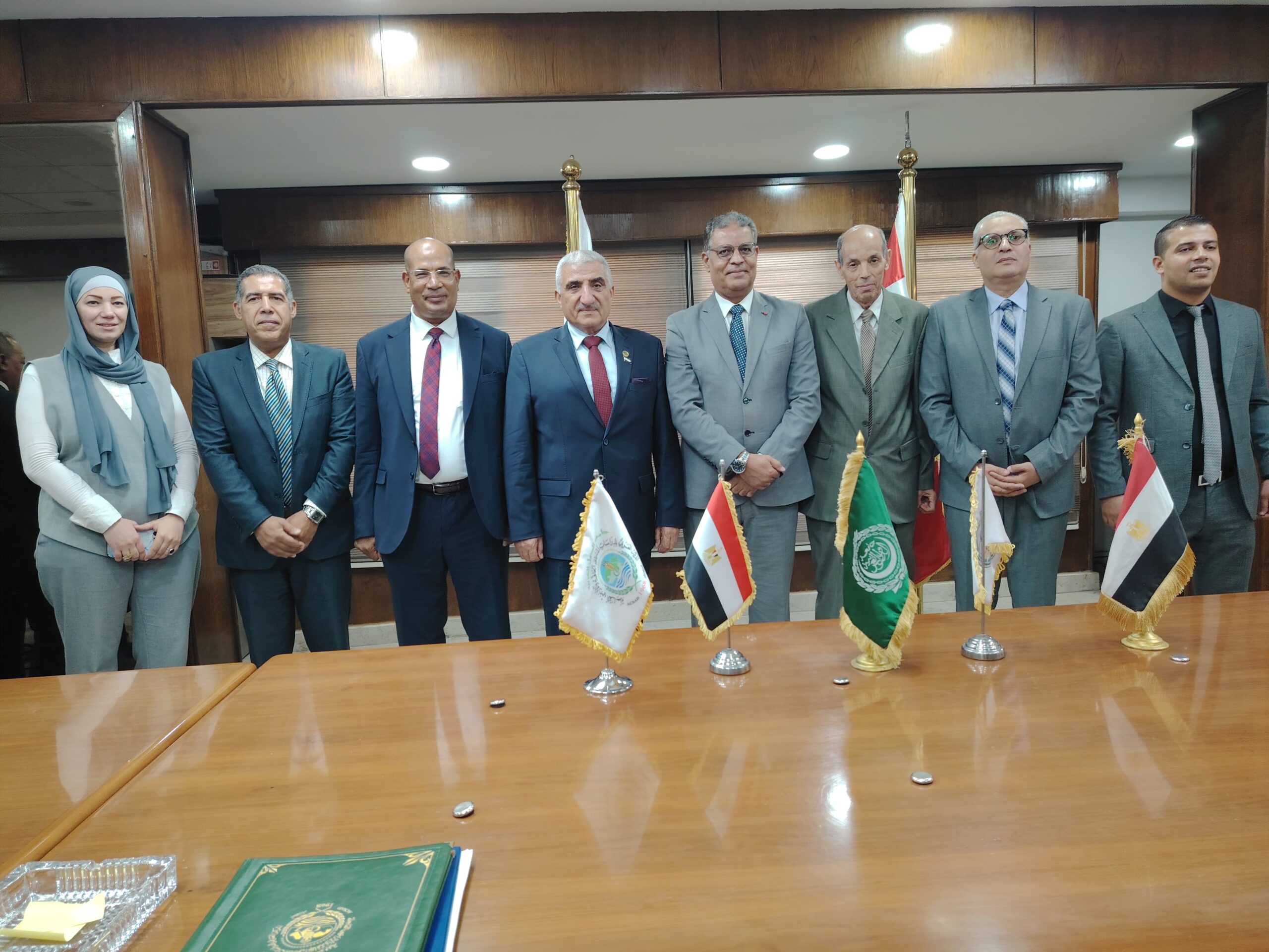 د نصردالدين العبيد مدير أكساد يوقع بروتوكول تعاون مع رئيس هيئة الإستشعار من بعد
