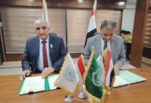 د نصردالدين العبيد مدير أكساد يوقع بروتوكول تعاون مع رئيس هيئة الإستشعار من بعد