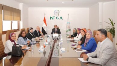 د طارق الهوبي رئيس هيئة سلامة الغذاء يستقبل وفد منظمة الصحة العالمية