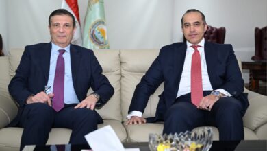 وزير الزراعة يلتقي وزير الشؤون النيابية