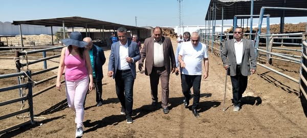 وزير الزراعة اللبناني يتفقد مشروعات زراعية وتنموية بالإسكندرية والنوبارية