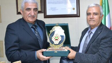 تكريم د نصرالدين العبيد مدير أكساد