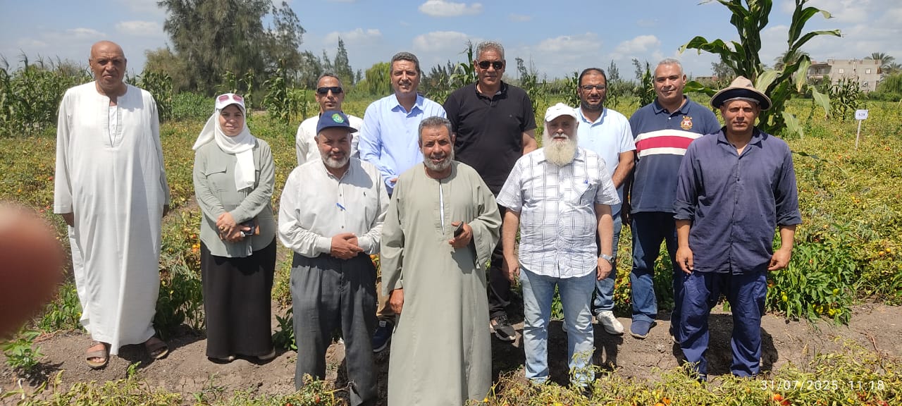 معهد البساتين ينظم يوم حقلي لإنتاج هجن الطماطم