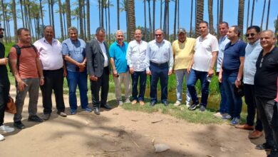 جولة د عادل عبدالعظيم رئيس مركز البحوث الزراعية في محافظة البحيرة