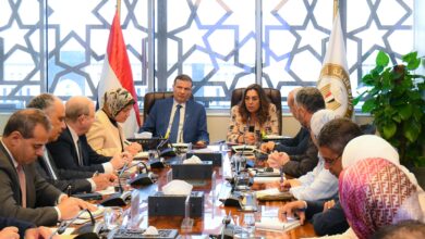 وزير الزراعة يلتقي وزيرة التنمية المحلية والبيئة
