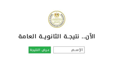 نتيجة ملاحق الثانوية العامة 2025 بالاسم فقط