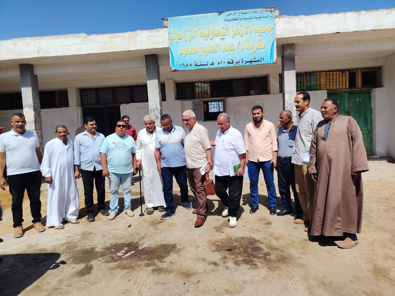 جولة وفد إستصلاح الأراضي في النوبارية