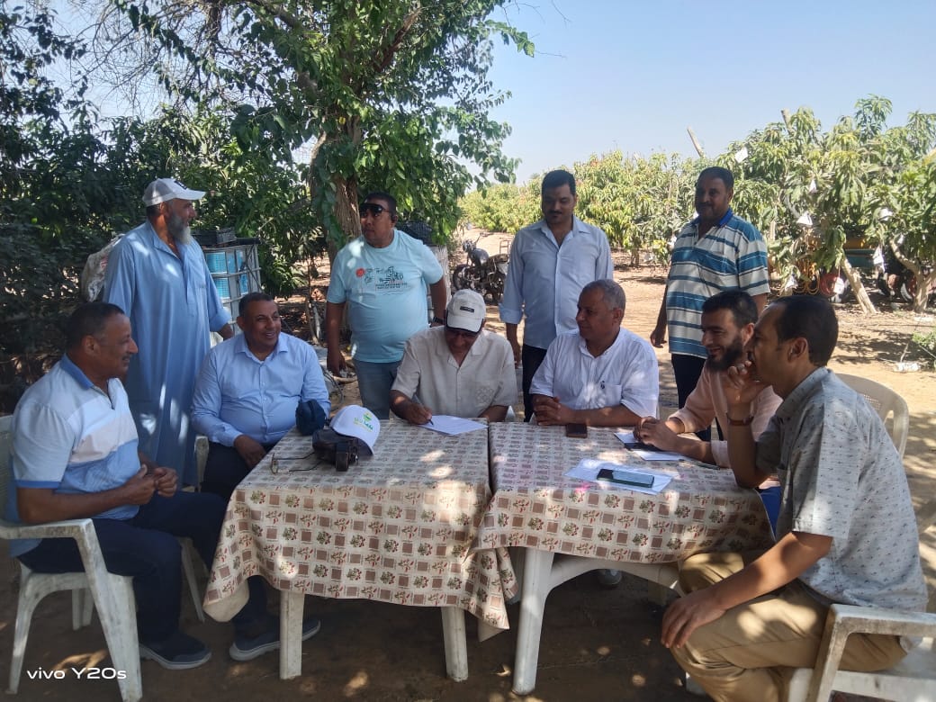 جولة وفد إستصلاح الأراضي في النوبارية