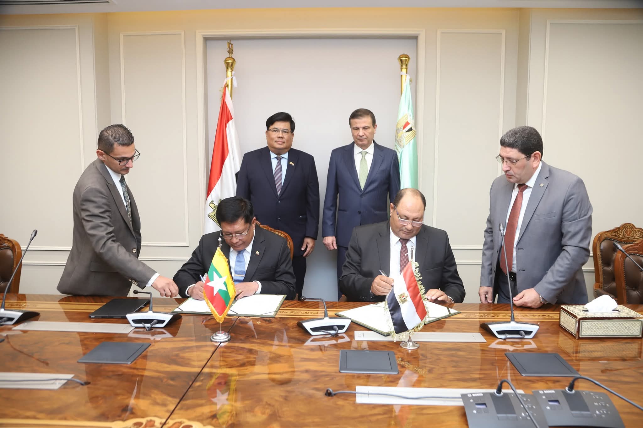 مصر وميانمار توقعان مذكرة تفاهم لتعزيز التعاون الزراعي وتبادل التكنولوجيا الحديثة