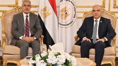 وزير الري يلتقي وزير الزراعة الموريتاني لتعزيز التعاون
