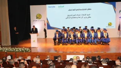 وزير الزراعة يشهد حفل تخرج الدفعة الأولى من مدرسة أبوزعبل للتلمذة والتنمية الصناعية