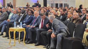 مشاركة د نصرالدين العبيد مدير عام المركز العربي لدراسات المناطق الجافة والأراضي القاحلة أكساد في أسبوع القاهرة للمياه