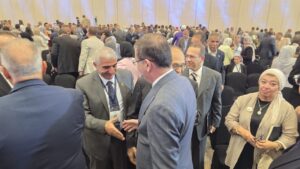 مشاركة د نصرالدين العبيد مدير عام المركز العربي لدراسات المناطق الجافة والأراضي القاحلة أكساد في أسبوع القاهرة للمياه