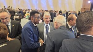 مشاركة د نصرالدين العبيد مدير عام المركز العربي لدراسات المناطق الجافة والأراضي القاحلة أكساد في أسبوع القاهرة للمياه