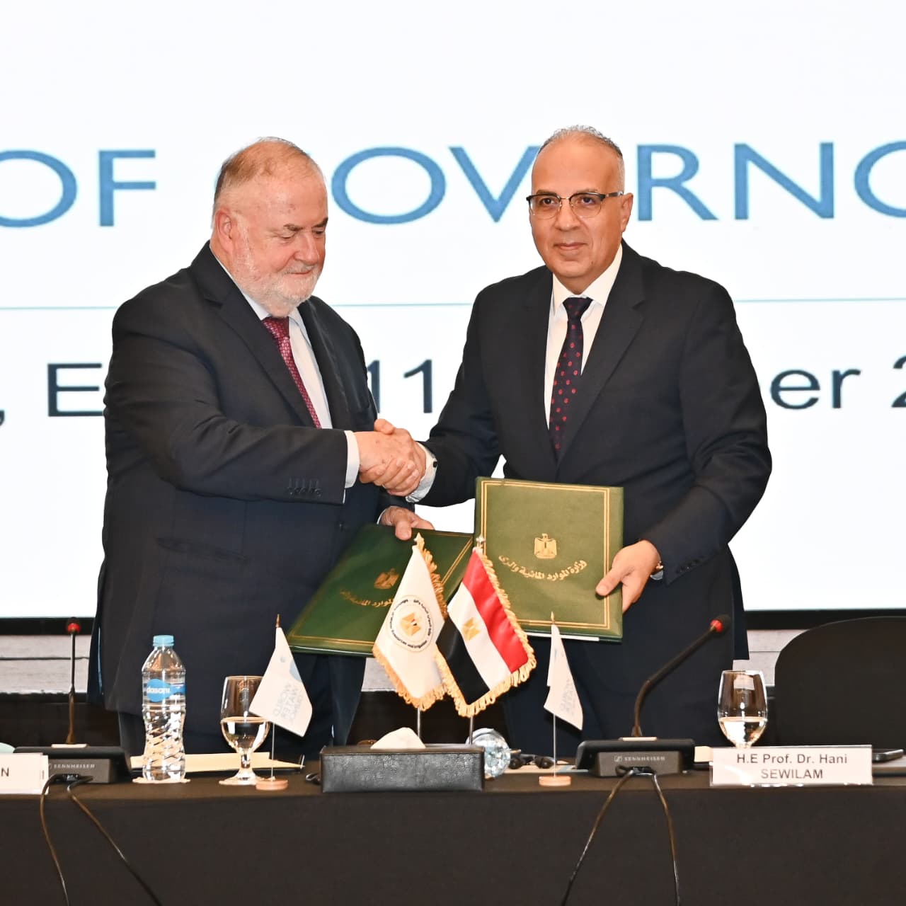 وزير الري يوقع برتوكول تعاون مع المجلس العالمي للمياه