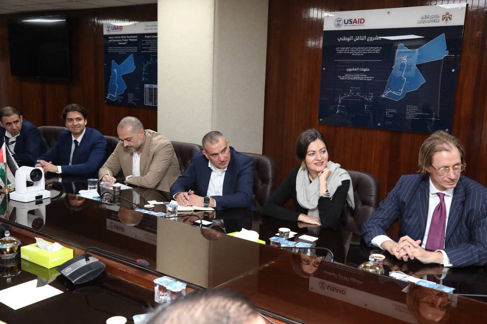 وزير الري الأردني يستقبل وفد غرفة التجارة العربية الألمانية