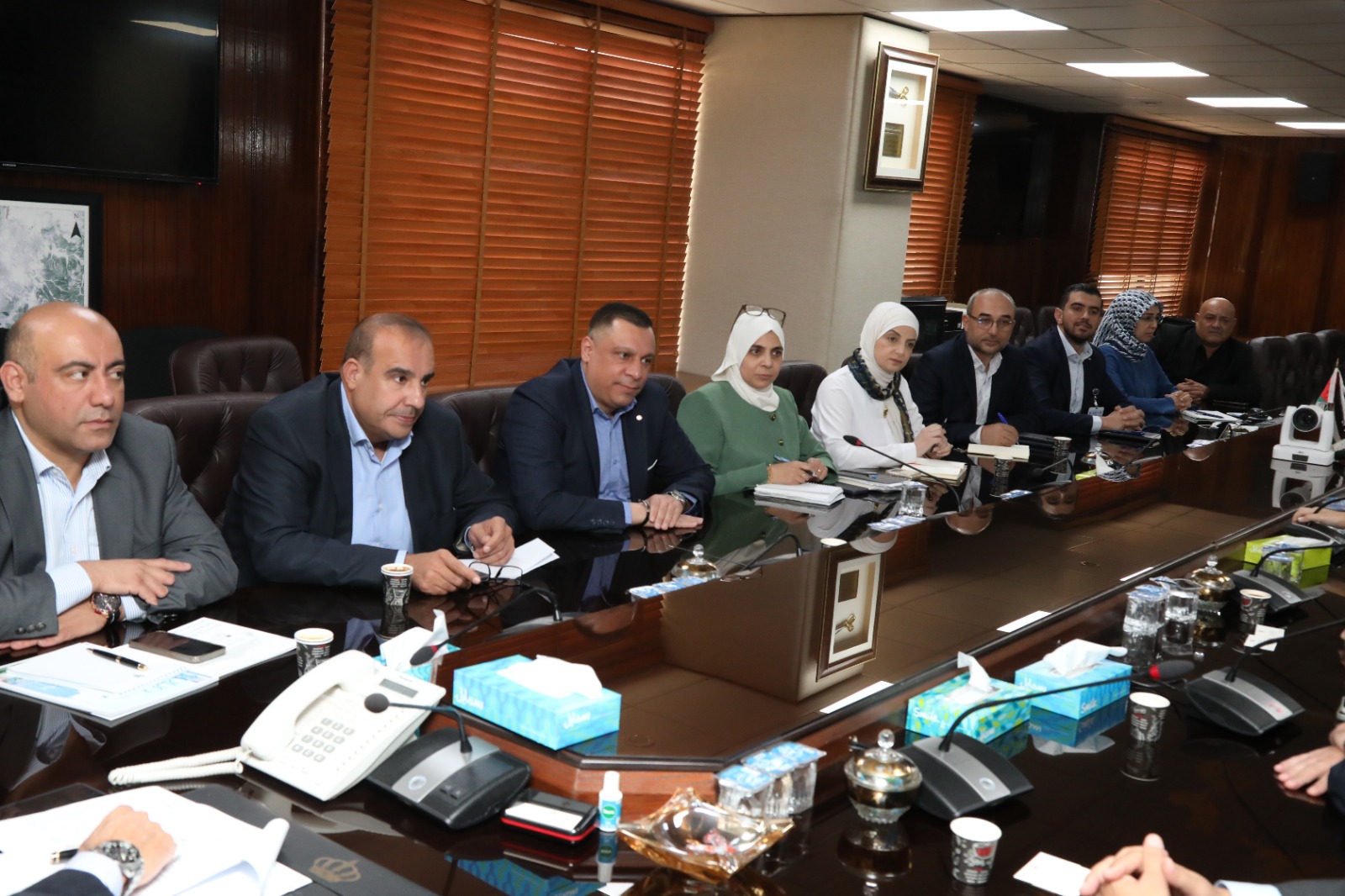 وزير الري الأردني يستقبل وفد غرفة التجارة العربية الألمانية