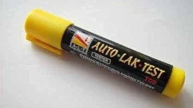 قلم كشف دهان السيارات