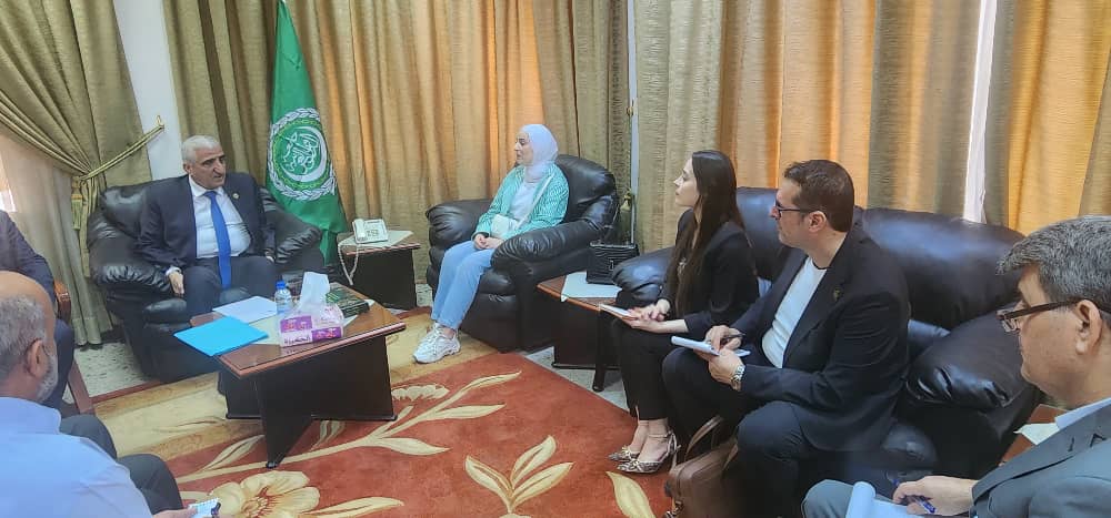 مدير اكساد يلتقي وفد شركة آفاف البيئة السعودية