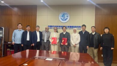 مذكرة تعاون بين معهد صحة الحيوان ومركز بحثي في الصين