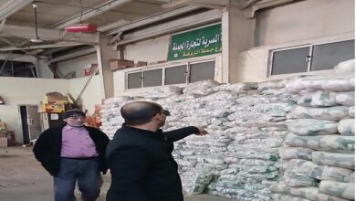 ضبط سلع مدعمة قبل تداولها فى السوق السوداء خلال حملات رقابية بالمنيا