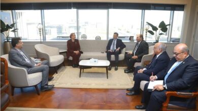 وزير الزراعة يستقبل الأمين التنفيذي لاتفاقية الأمم المتحدة لمكافحة التصحر