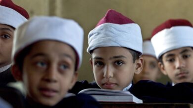 نماذج امتحان نحو وصرف للصف الثاني الإعدادي الأزهري الترم الأول