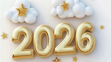 بوستات تهنئة السنة الميلادية الجديدة 2026