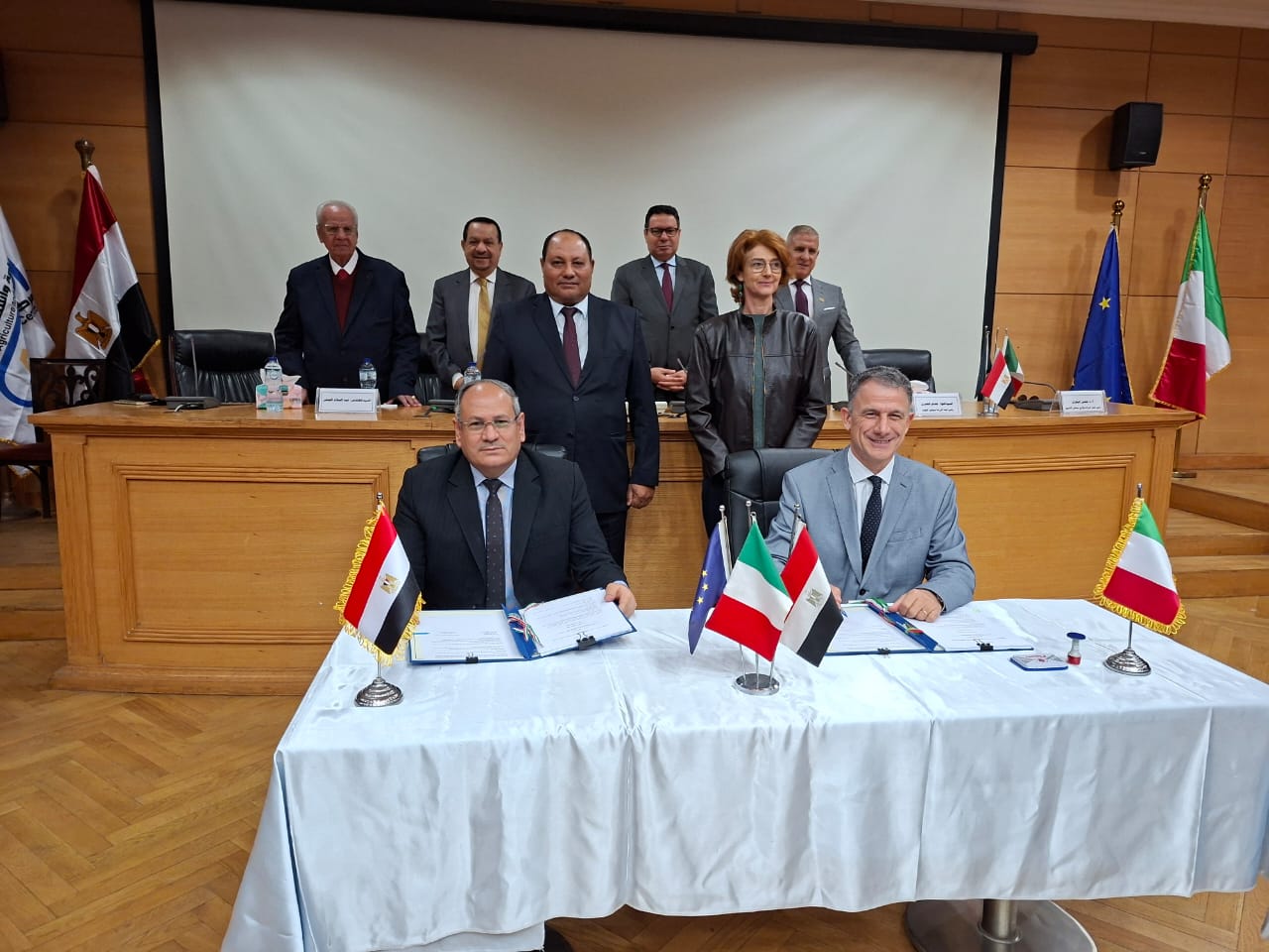 توقيع إتفاقية تعاون بين مركز البحوث الزراعية ووكالة التعاون الإيطالية