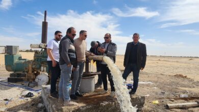 أكساد تتابع مشروع “الواحات الخضراء” بالوادي الجديد وتنجز بئرًا جوفيًا بعمق 200 متر
