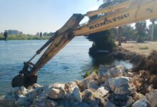ازالة التعديات على مجري نهر النيل