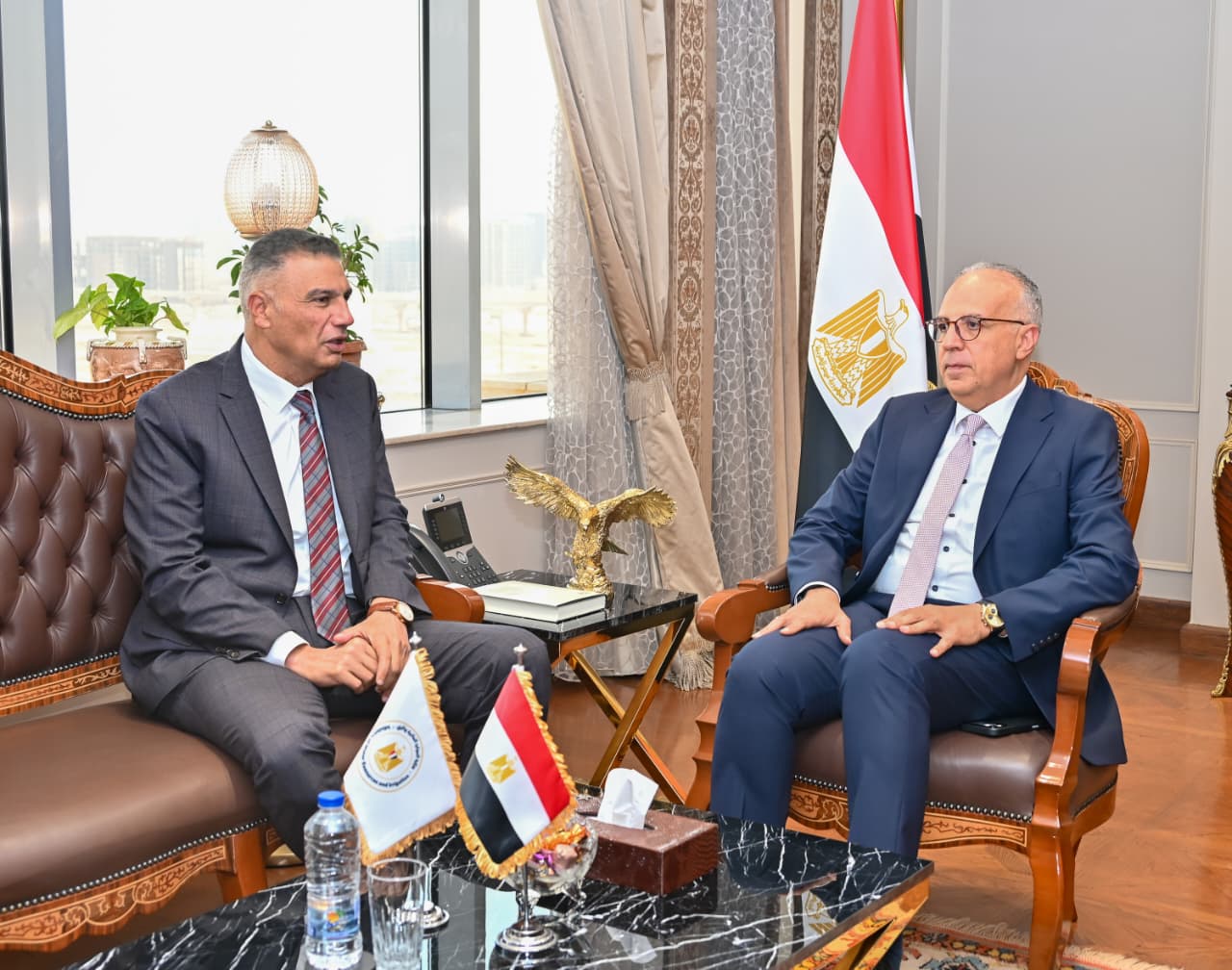 وزير الري يلتقي محافظ جنوب سيناء