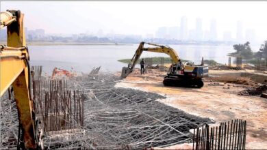 إزالة التعديات علي نهر النيل