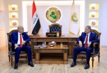 وزير الزراعة العراقي يستقبل الدكتور نصر الدين العبيد