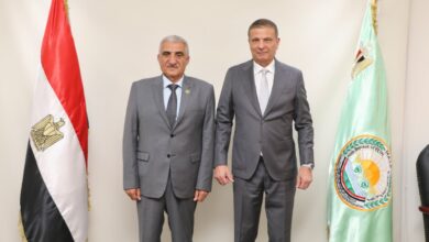 لقاء وزير الزراعة مع مدير عام منظمة أكساد