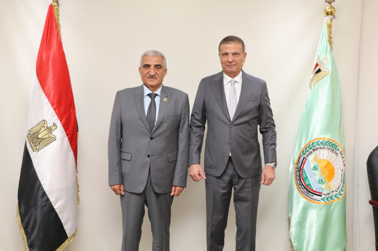 لقاء وزير الزراعة مع مدير عام منظمة أكساد