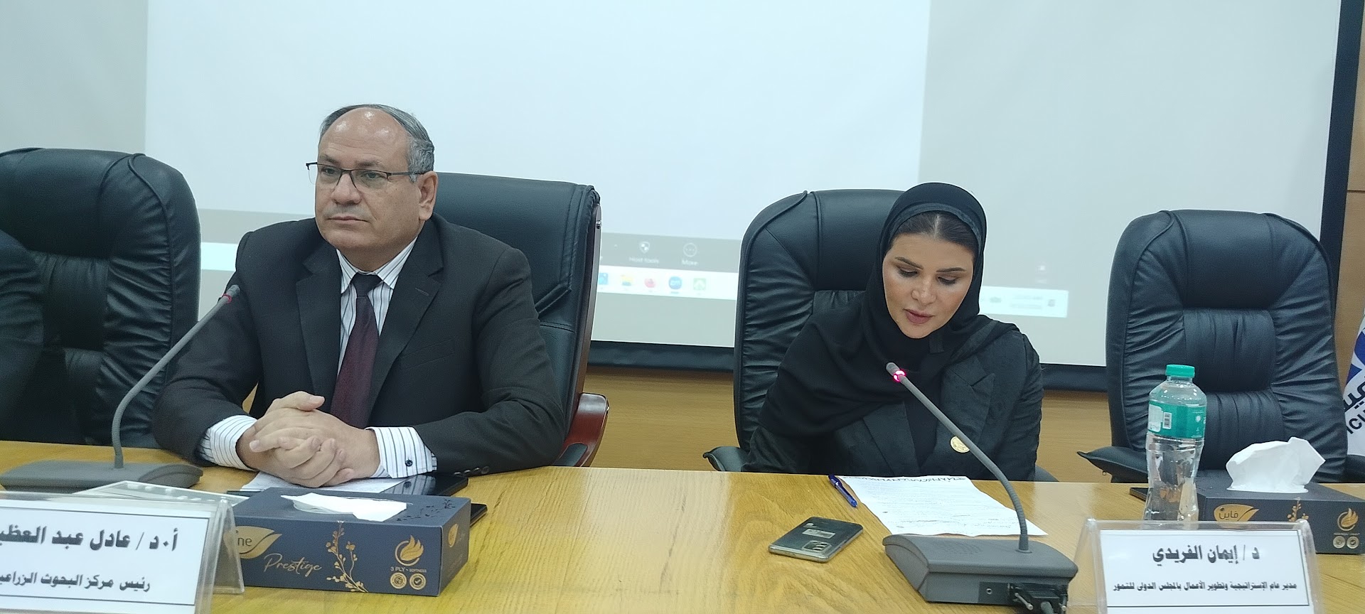 ورشة عمل الإتحاد الدولي للتمور في مركز البحوث الزراعية