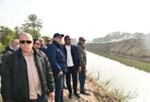وزير الري يتفقد حالة الترع والمجاري المائية