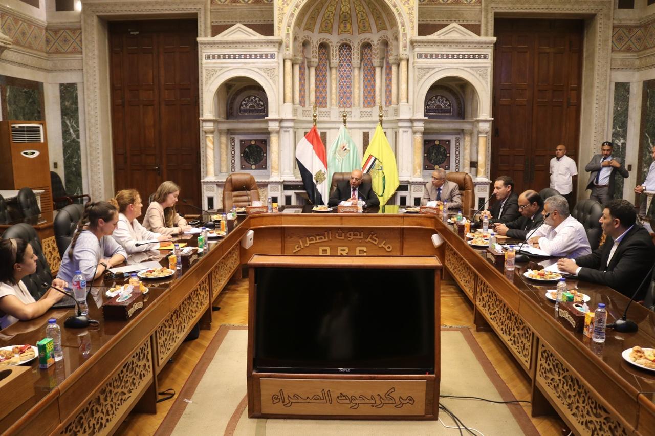 وفد المركز الأسترالي للبحوث الزراعية الدولية في ضيافة بحوث الصحراء