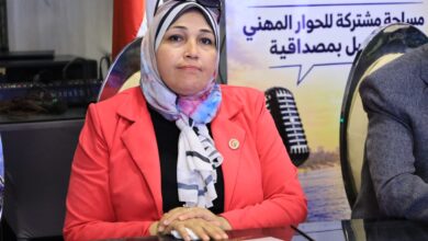 الدكتورة فاطمة وردة، الأمين العام لنقابة الأطباء البيطريين بالقاهرة